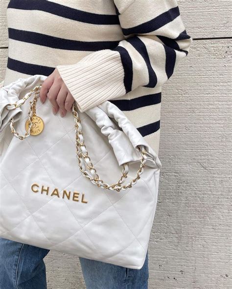 chanel 22 medium white|Chanel 22 purses.